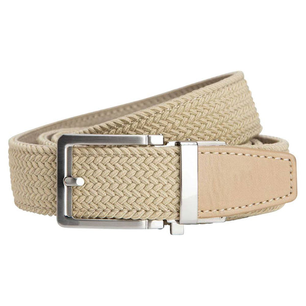 Nexbelt Braided Golf Belt Tan - 23 Men