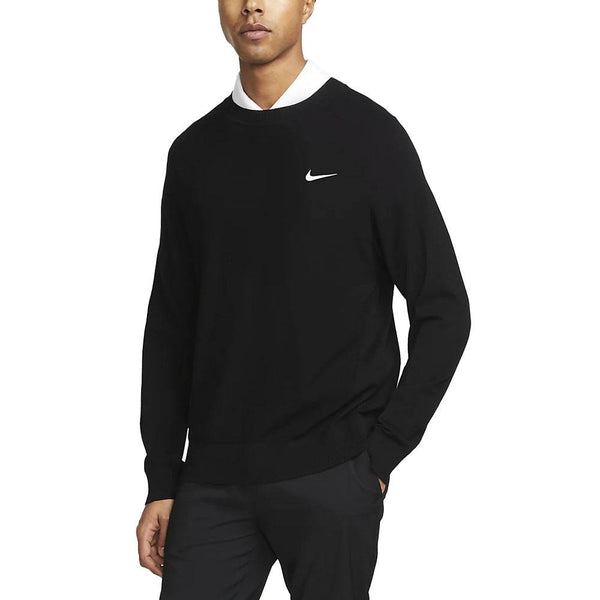 Nike Tiger Woods Knit Crew Golf Sweater Black/White - FW23