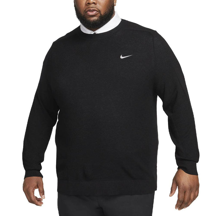 Nike Tiger Woods Knit Crew Golf Sweater Black/White - FW23