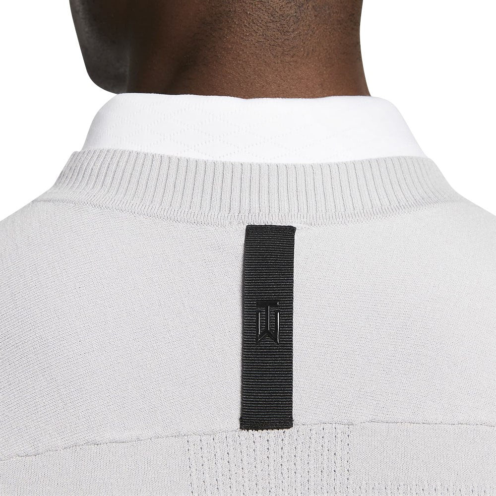 Nike Tiger Woods Knit Crew Golf Sweater Light Smoke Gray/Black - FW23