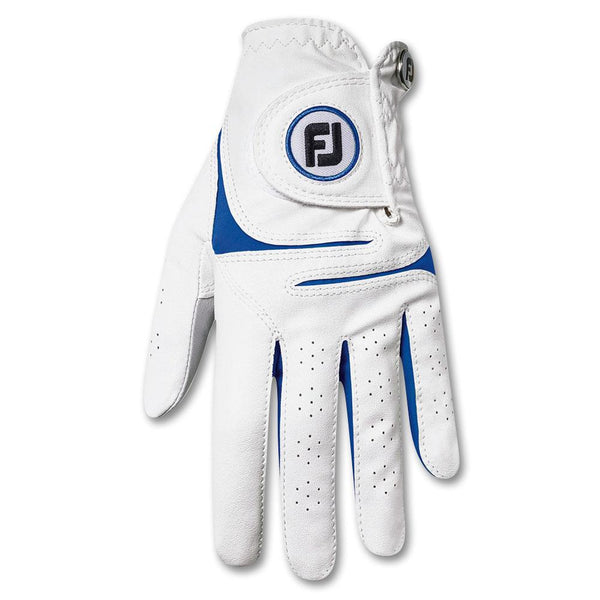 FootJoy WeatherSof Fashion Golf Glove White/Blue - 23 Women