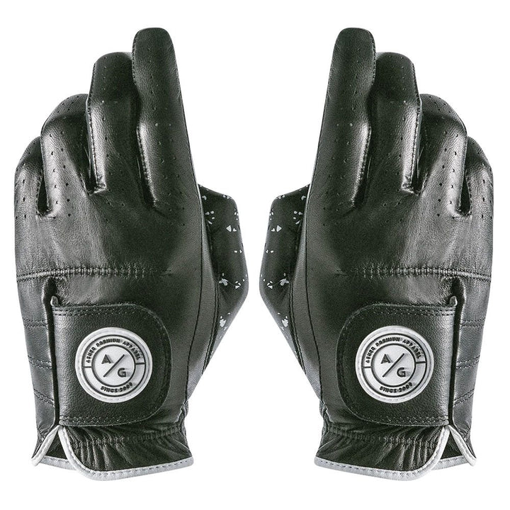 Asher Golf Glove Jet Black - 23 Men