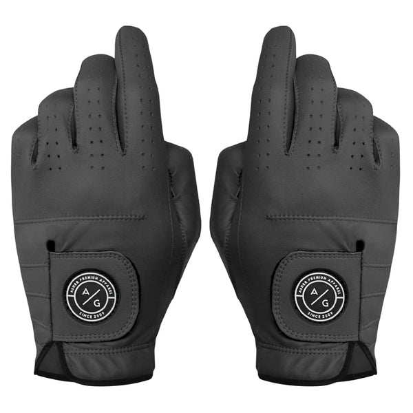 Asher Golf Evergreen Golf Glove Charcoal - 23 Women