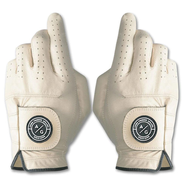 Asher Golf Evergreen Golf Glove Eggshell - 23 Women