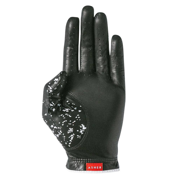 Asher Golf Jet Black Golf Glove Black - 23 Women
