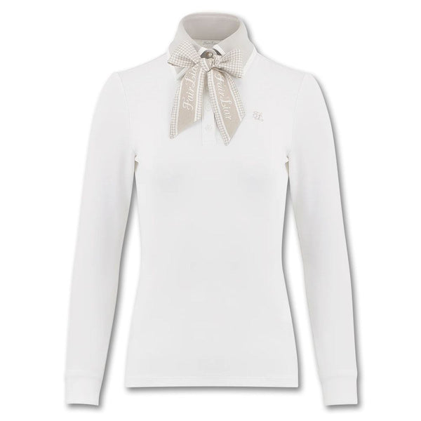 Fairliar Scart Set Collar Golf Polo White - FW23 Women