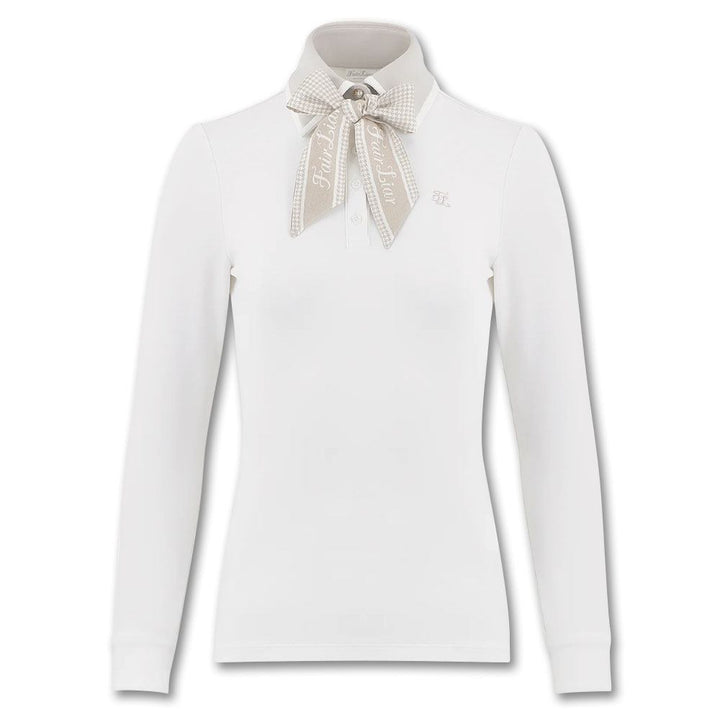 Fairliar Scart Set Collar Golf Polo White - FW23 Women