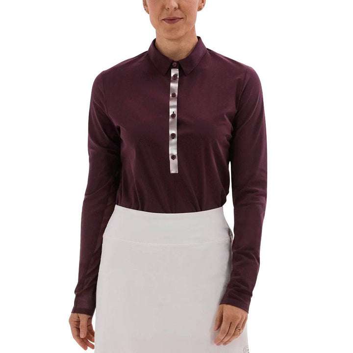 Foray Golf All New Core Longsleeve Golf Polo New Mosto - 23 Women