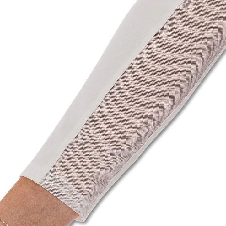 Foray Golf All New Core Longsleeve Golf Polo White/Black - 23 Women