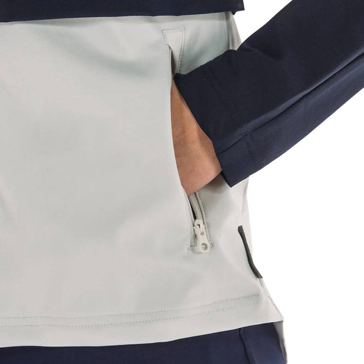 Foray Golf Double Layer Golf Jacket Navy/White - 23 Women