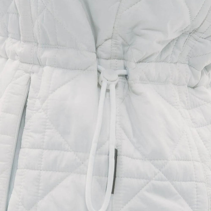 Foray Golf Quilted Long Line Golf Vest White - 23 Women