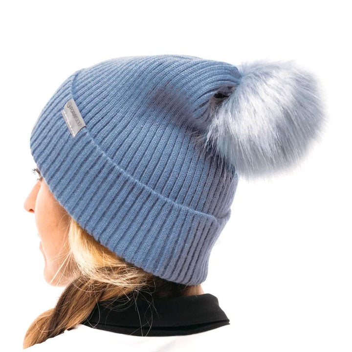 Foray Golf Pompom Golf Beanie Blue - 23 Women