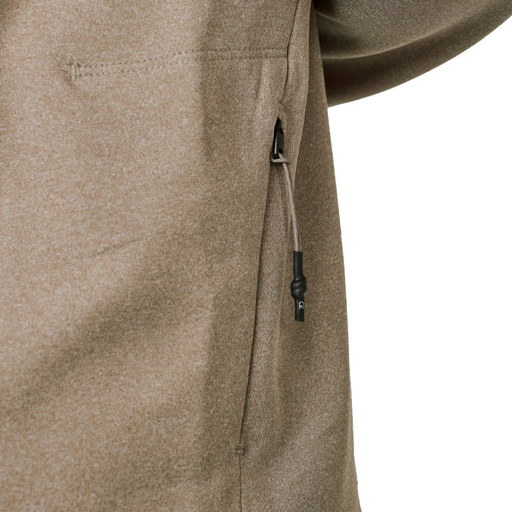 7Diamonds A-Game Quarter Zip Golf Pullover Khaki