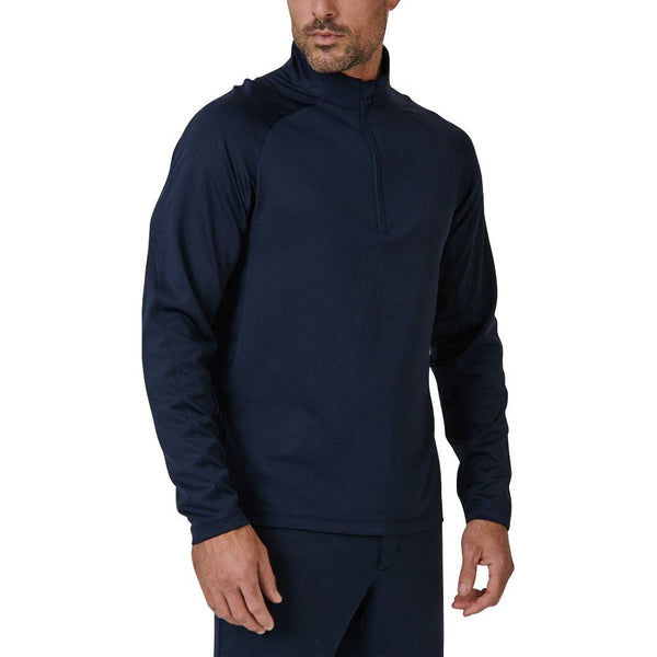 7Diamonds A-Game Quarter Zip Golf Pullover Navy