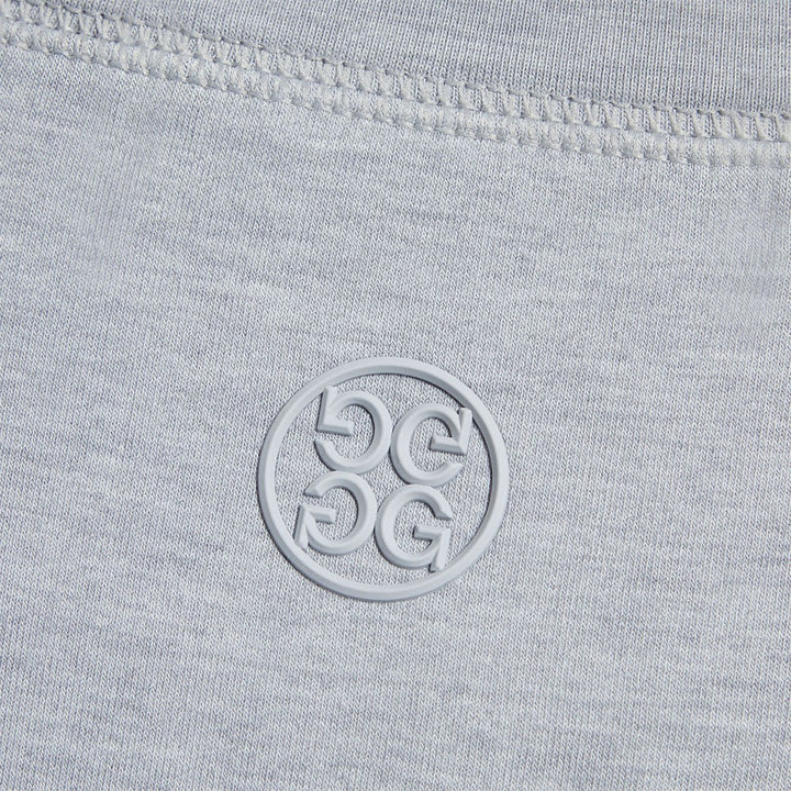 Gfore Luxe Crewneck Mid Layer Golf Sweater Light Heather Gray - SP24