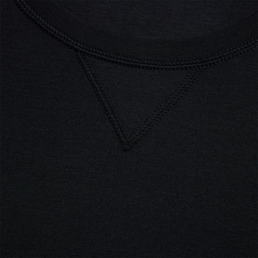 Gfore Luxe Crewneck Mid Layer Golf Sweater Onyx - SP24