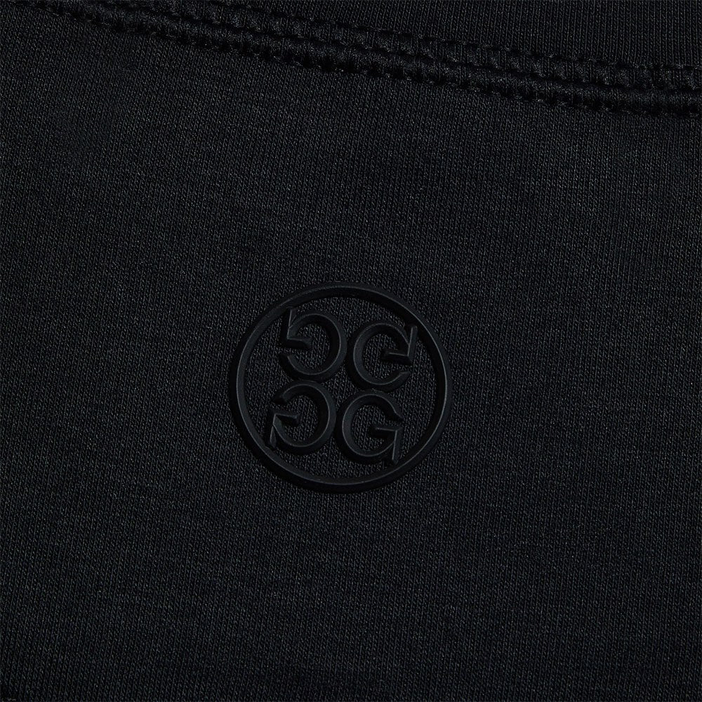 Gfore Luxe Crewneck Mid Layer Golf Sweater Onyx - SP24