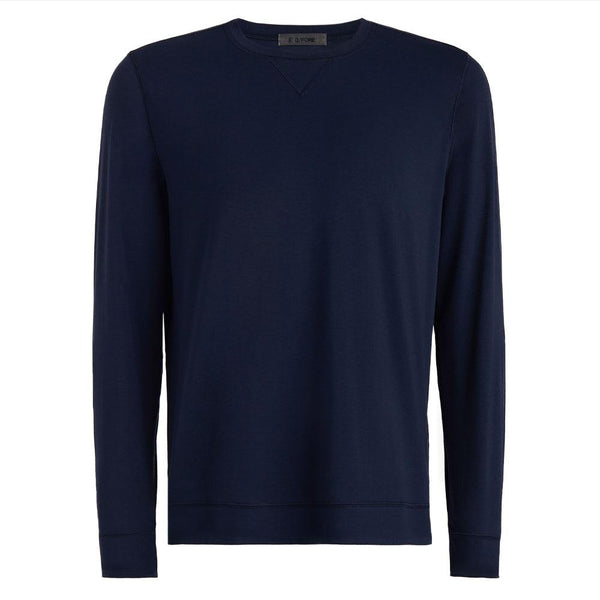 Gfore Luxe Crewneck Mid Layer Golf Sweater Twilight - SP24