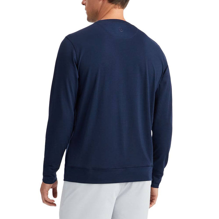 Gfore Luxe Crewneck Mid Layer Golf Sweater Twilight - SP24