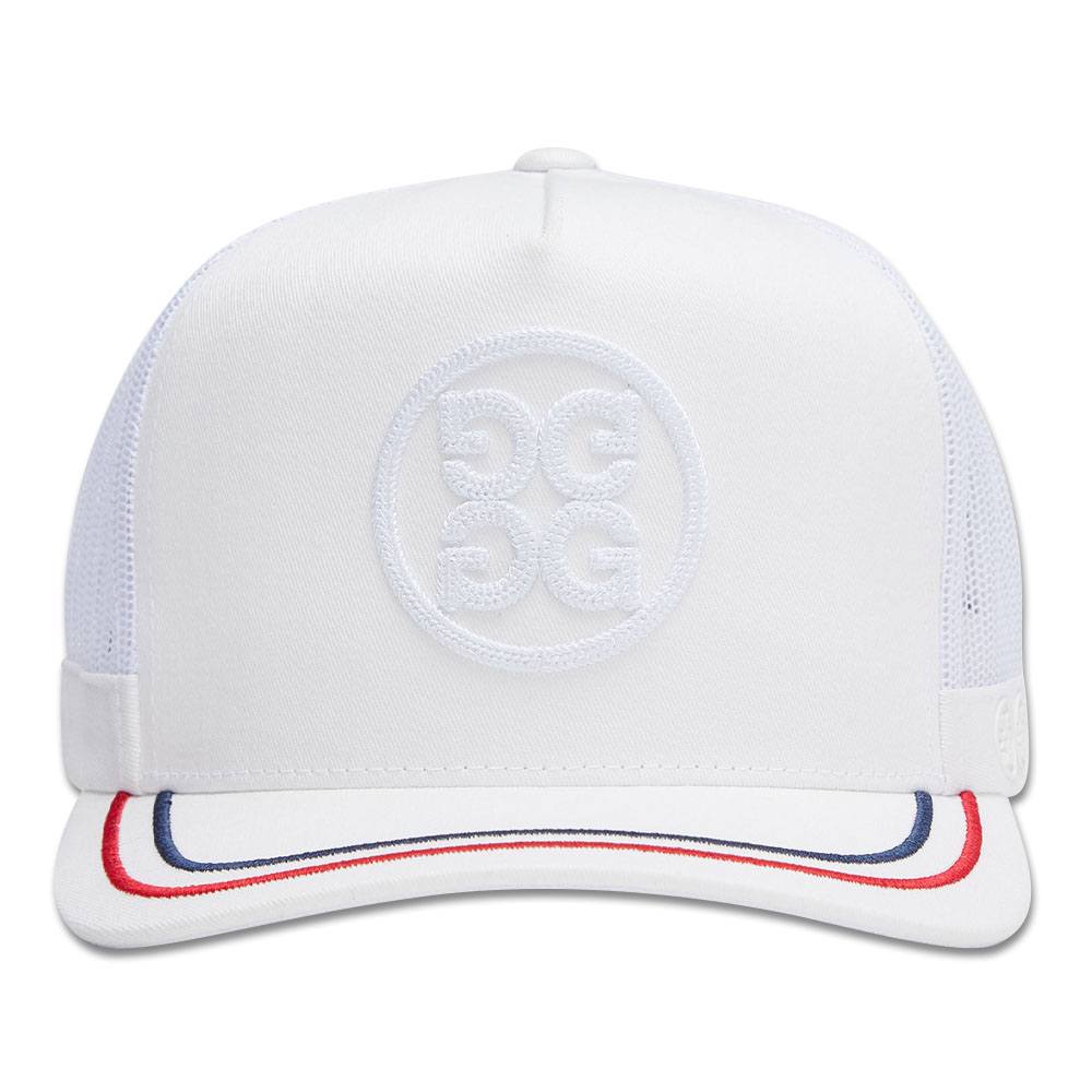 Gfore Circle G's Soutache Cotton Twill Trucker Golf Cap 2024