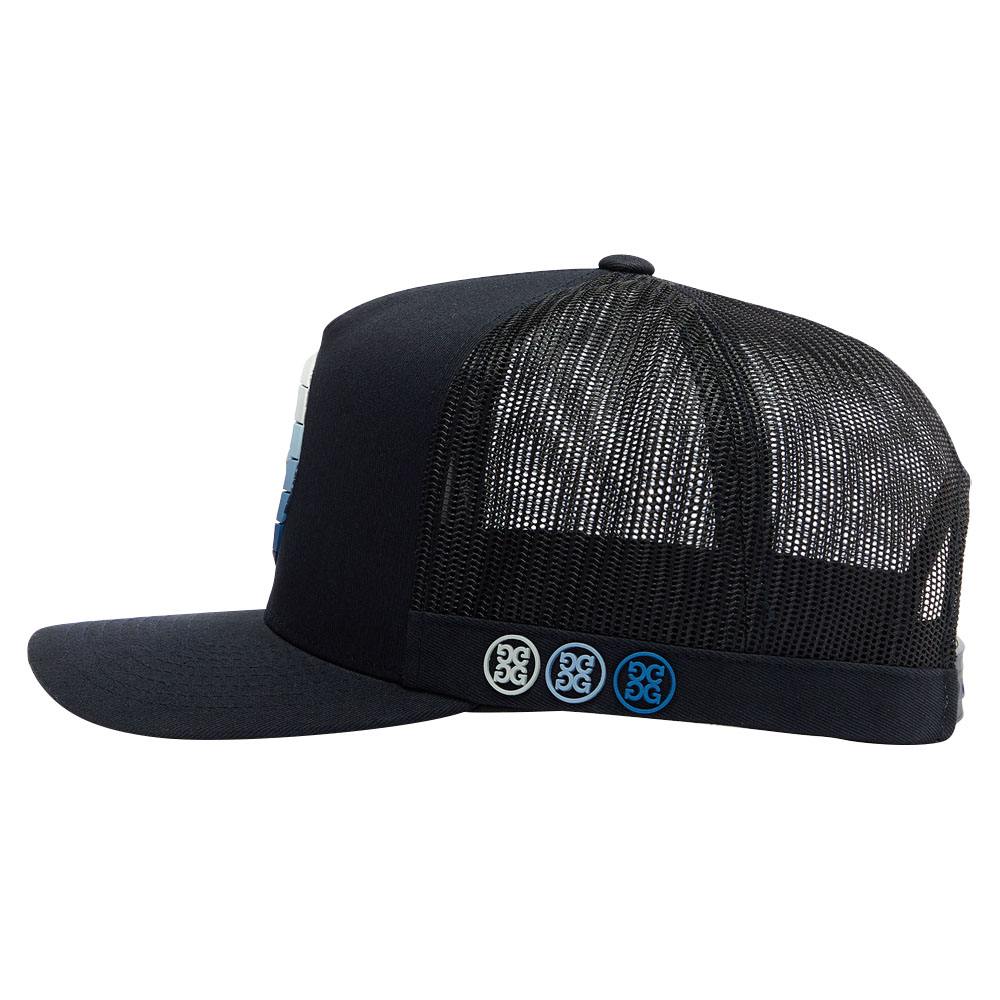 Gfore Striped Quarter G Cotton Twill Trucher Golf Cap 2024