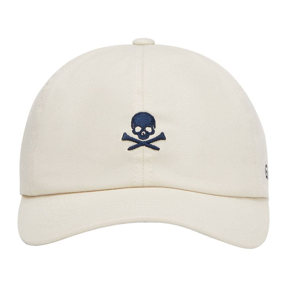 Gfore Skull & Tees Cotton Twill Relaxed Fit Snapback Golf Cap 2024