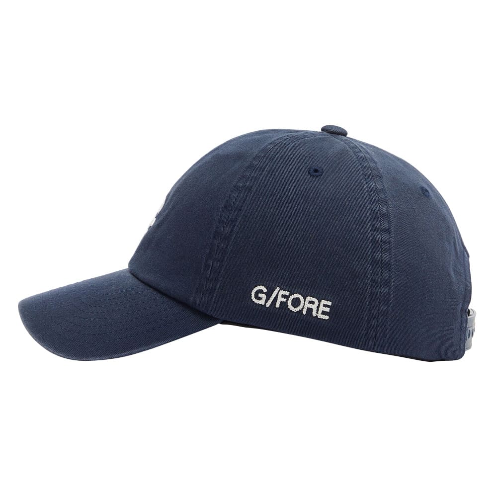 Gfore Skull & Tees Cotton Twill Relaxed Fit Snapback Golf Cap 2024