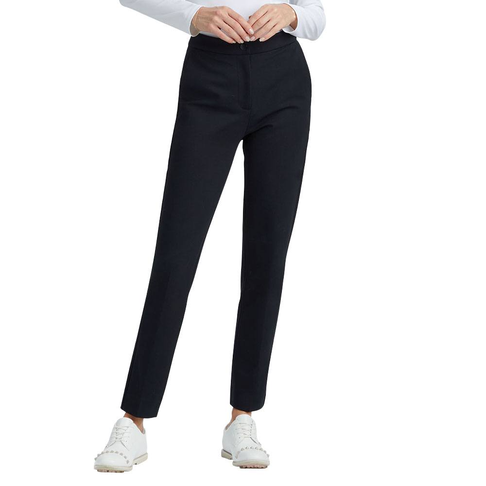 DOUBLE KNIT CIGARETTE LEG HIGH RISE STRETCH TROUSER, WOMEN'S PANTS