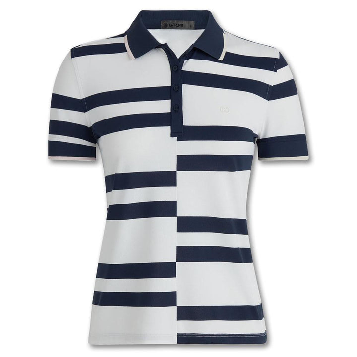 Gfore Offset Stripe Tech Pique Golf Polo 2024 Women