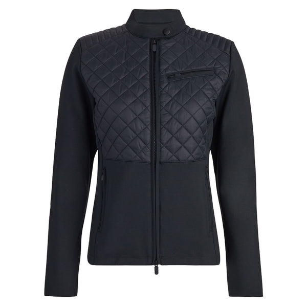 Gfore Hybrid Moto Stretch Tech Interlock Golf Jacket Onyx - SP24 Women