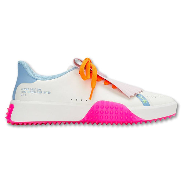 Gfore G.112 P.U. Leather Kiltie Spikeless Golf Shoes Snow/Knockout - SP24 Women