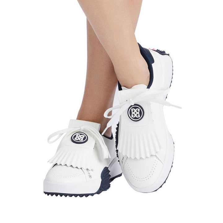 Gfore G.112 P.U. Leather Kiltie Spikeless Golf Shoes Snow/Twilight - SP24 Women