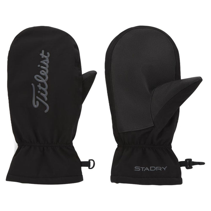 Titleist StaDry Cart Mitts Black/Charcoal - 23 Men