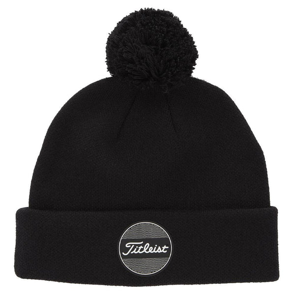 Titleist Boardwalk Pom Pom Golf Beanie Black - 23 Men