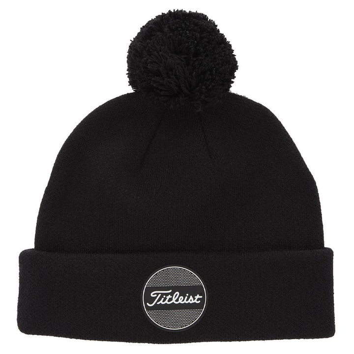 Titleist Boardwalk Pom Pom Golf Beanie Black - 23 Men