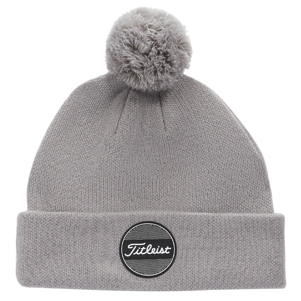 Titleist Boardwalk Pom Pom Golf Beanie Gray - 23 Men