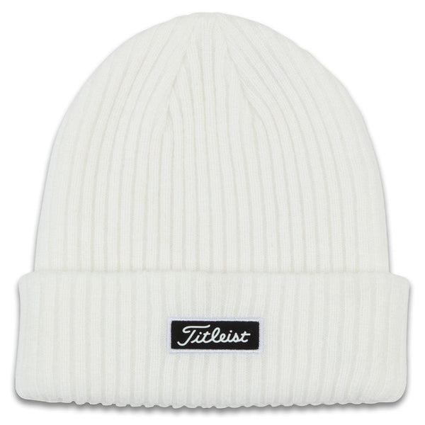 Titleist Charleston Cuff Knit Golf Beanie White/Black - 23 Men