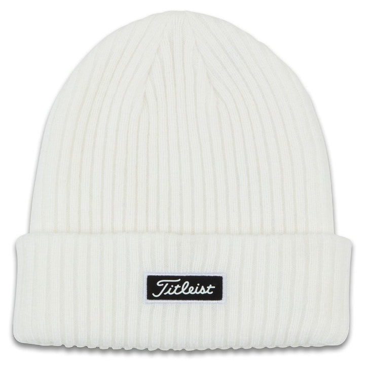 Titleist Charleston Cuff Knit Golf Beanie White/Black - 23 Men