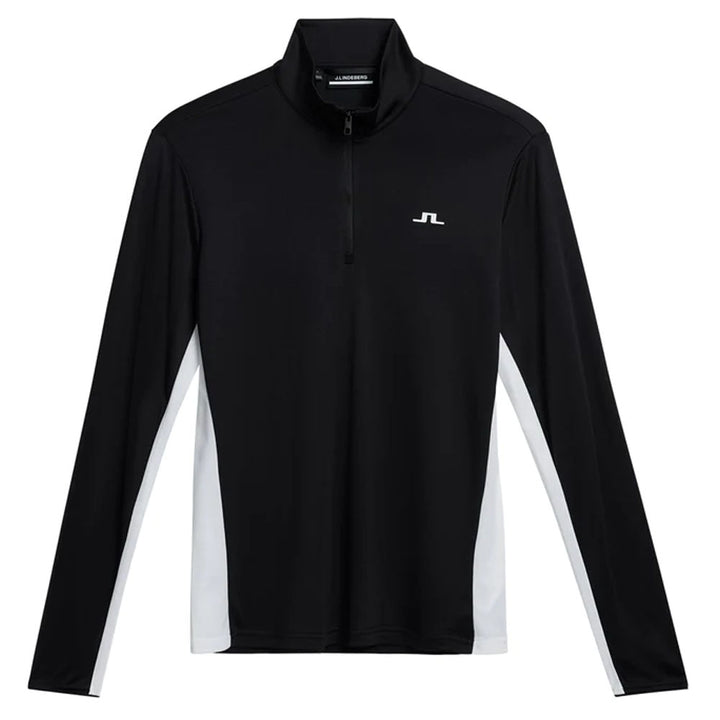 J.Lindeberg Emanuel Mid Layer Golf Jacket Black - SP24
