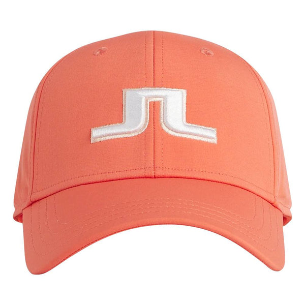 J.Lindeberg Anga Golf Cap Hot Coral - SP24 Women