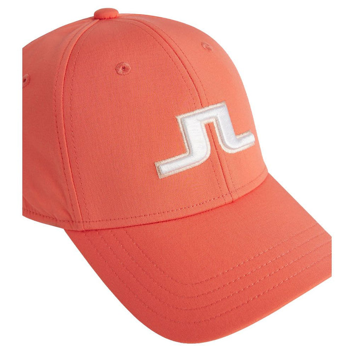 J.Lindeberg Anga Golf Cap Hot Coral - SP24 Women