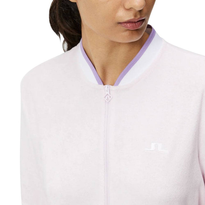 J.Lindeberg Rae Terry Golf Jacket Cradle Pink - SP24 Women