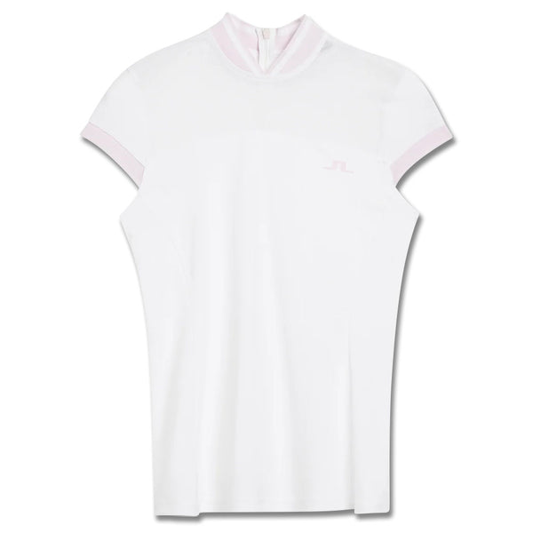 J.Lindeberg Fabiola Golf Shirt White - SP24 Women