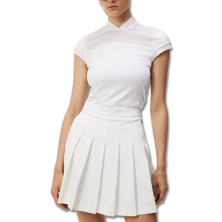 J.Lindeberg Fabiola Golf Shirt White - SP24 Women