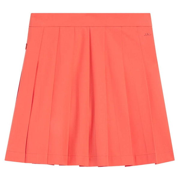 J.Lindeberg Adina Golf Skirt Hot Coral - SP24 Women