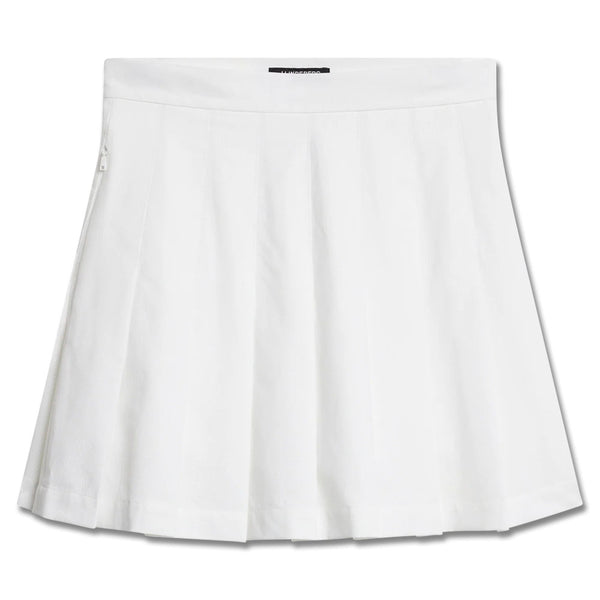 J.Lindeberg Fay Pleated Golf Skirt White - WI23 Women