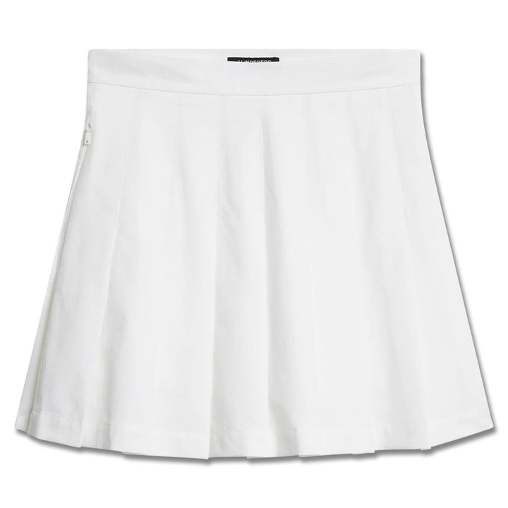 J.Lindeberg Fay Pleated Golf Skirt White - WI23 Women