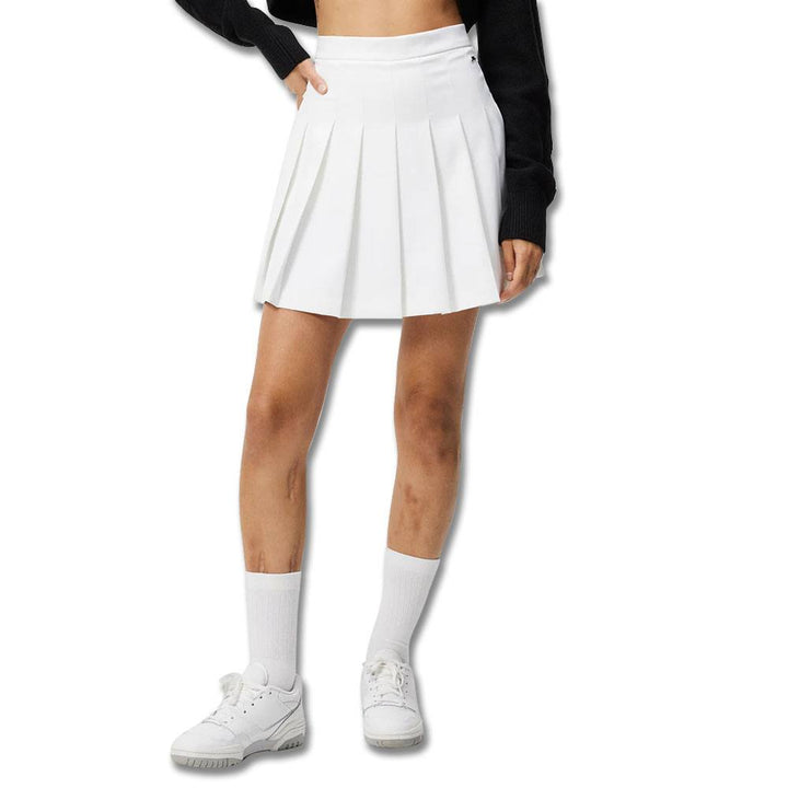 J.Lindeberg Fay Pleated Golf Skirt White - WI23 Women