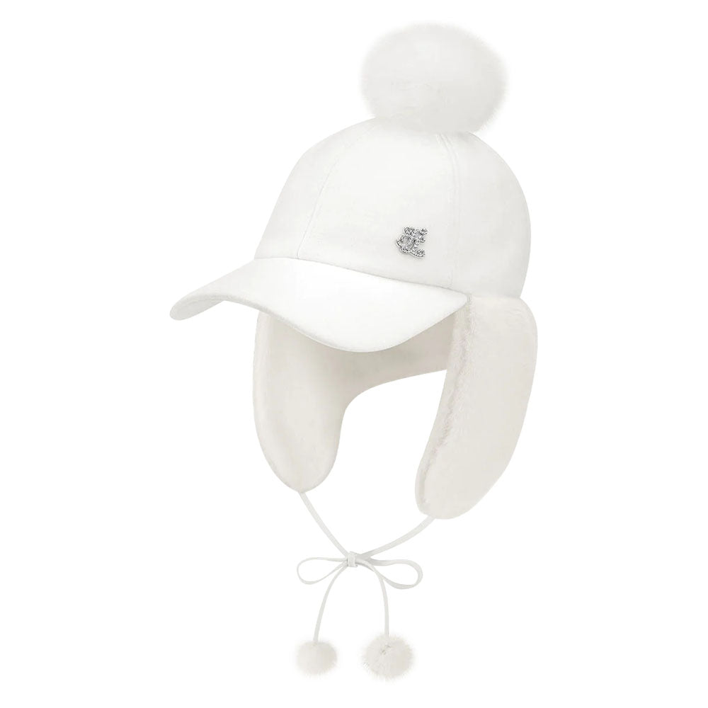 Fairliar Wool Ear Muff Golf Cap 2024 Women