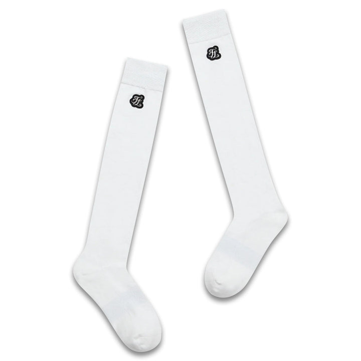 Fairliar White Patch Knee Golf Socks 2024